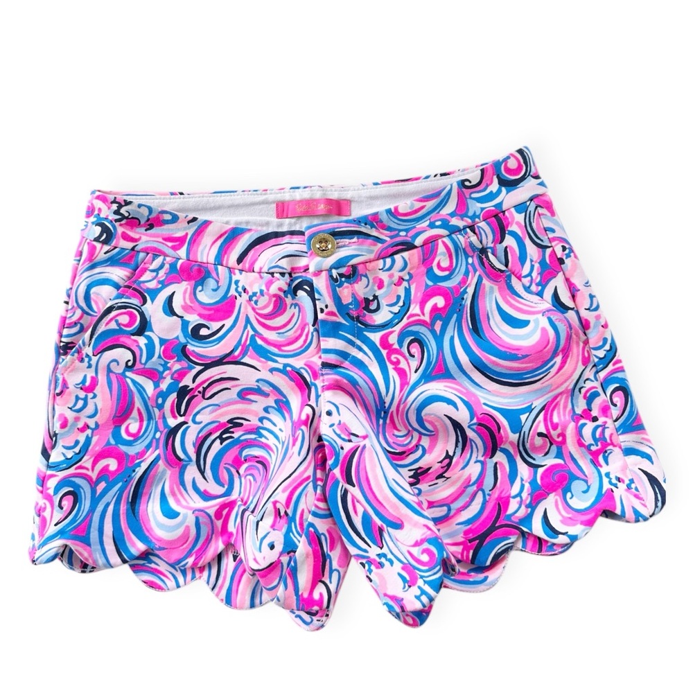 Lilly Pulitzer • Buttercup Knit Short Raz Berry Flamingoals